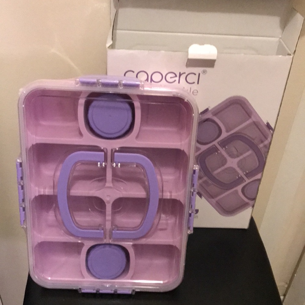 Caperci Purple Snack Box Container - Picture 2 of 2